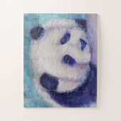 Sweet Black en White Panda Beer Legpuzzel (Verticaal)