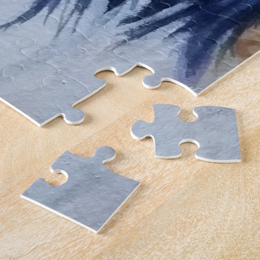 Sweet Black en White Papillon Puppy Legpuzzel (Zijkant)