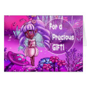 Sweet Black Fairy Birthday (Voorkant Horizontaal)