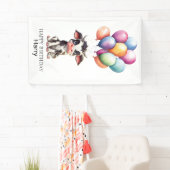 Sweet Black Koe 1e verjaardag Spandoek (Insitu)