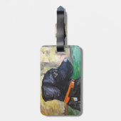 Sweet Black Lab bagagelabel door Willowcatdesigns (Achterkant verticaal)