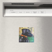 Sweet Black Lab Magnet van Willowcatdesigns (Insitu (Vaatwasser))
