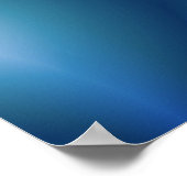 Sweet | Blauwe en groene fractale kunst Poster (Hoek)