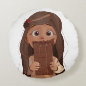 Sweet Bliss Rond Kussen (Achterkant)