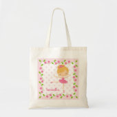 Sweet Blonde Ballerina Canvas tas (Voorkant)