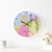 Sweet Blonde Princess Persoonlijk Grote Klok (Huis)