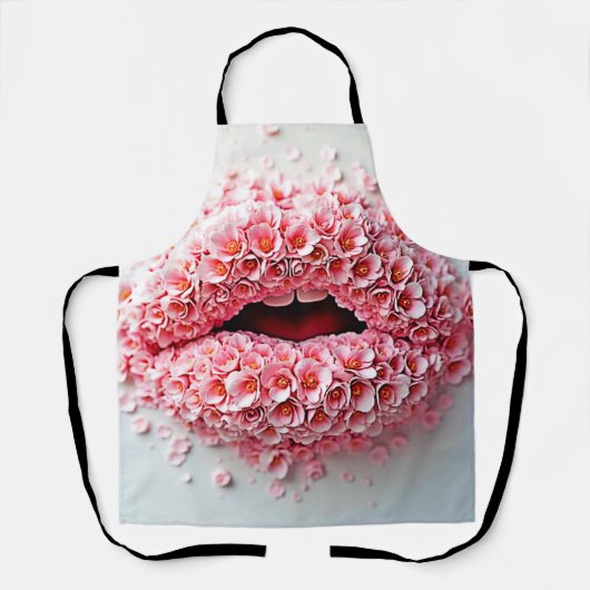 Sweet Bloom Lips Art Schort (Voorkant)