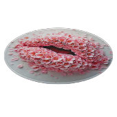 Sweet Bloom Lips Art Snijplank (Hoek)