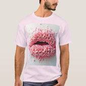Sweet Bloom Lips Art T-shirt (Voorkant)