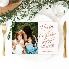 Sweet Blooms Happy Mothers Day Fotokaart Kaart