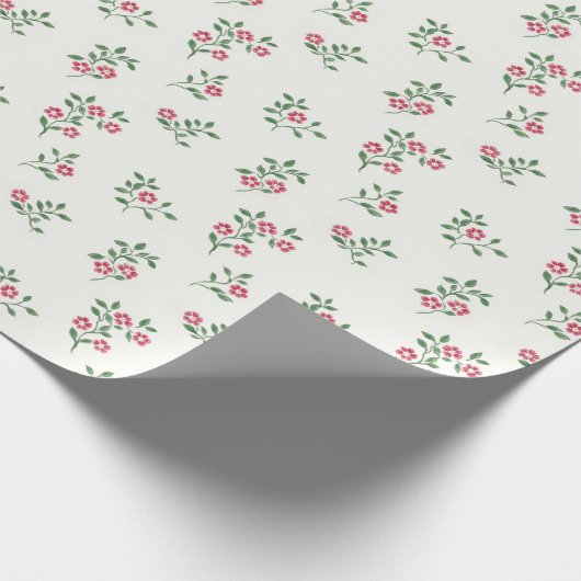 Sweet Blossom Buds Cadeaupapier (Hoek)