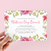 Sweet Blossom Moederdag Brunch Uitnodiging