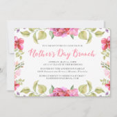 Sweet Blossom Moederdag Brunch Uitnodiging (Voorkant)