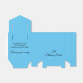 Sweet Blue Bedankdoosjes (Uitgevouwen)