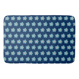 Sweet Blue Blossoms voor de marine Badmat