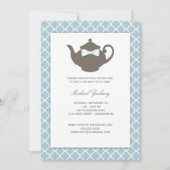 Sweet Blue | Bruine theepotsip en zeep Kaart (Voorkant)