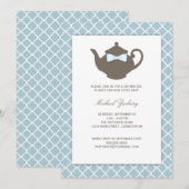 Sweet Blue | Bruine theepotsip en zeep Kaart (Voorkant / Achterkant)