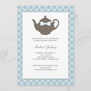 Sweet Blue   Bruine theepotsip en zeep Kaart