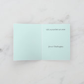 Sweet Blue Chick Baby Hartelijk dank Bedankkaart (Binnen)