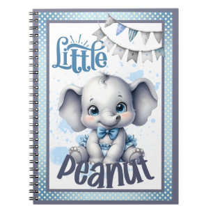 Sweet Blue Elephant - Little Peanut Notitieboek
