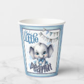 Sweet Blue Elephant - Little Peanut Papieren Bekers (Voorkant)