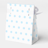 Sweet Blue Favor Box met Elephant Bedankdoosjes (Achterkant)