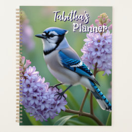 Sweet Blue Jay op Lilacs gepersonaliseerd Planner