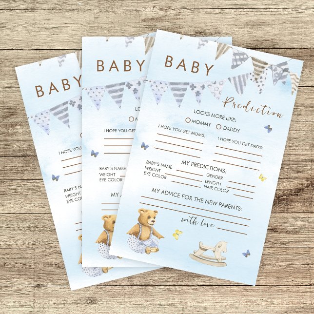 Sweet Blue Waterverf Bunting Beer voorspelling spe (Creator heeft geüpload)