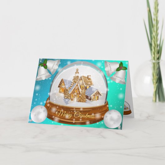 Sweet Blue Winter Kaart (Voorkant)