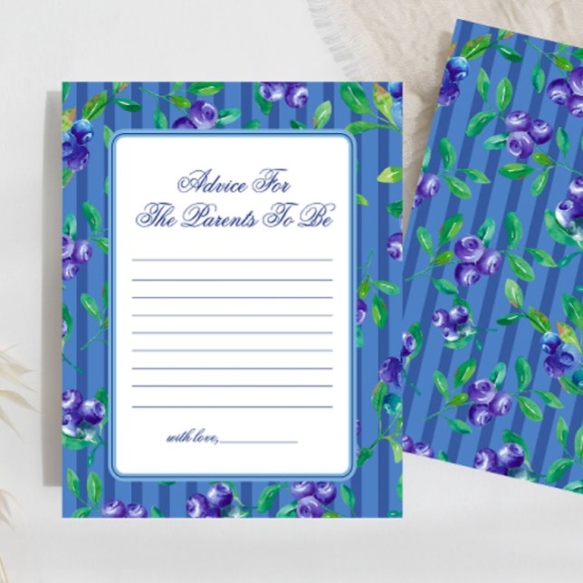 Sweet Blueberries advies Baby shower spel (Creator heeft geüpload)