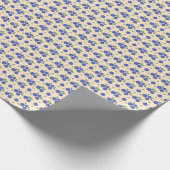 Sweet Blueberry Pattern Cadeaupapier (Hoek)