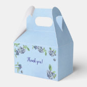 Sweet Blueberry Waterverf Baby shower Bedankdoosjes (Achterkant)