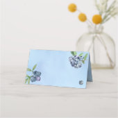 Sweet Blueberry Waterverf Plaatskaartje (Achterkant)