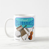 Sweet BLUEGRASS, gezoet BLUEGRASS Koffiemok (Links)