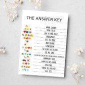 Sweet Blush Flowers Vrijgezellenfeest Game Kaart