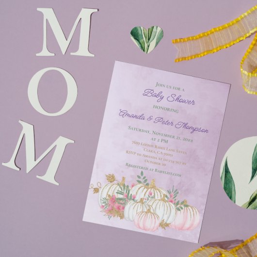 Sweet Blush Roos Roze pomkin Digital Lavender Kaart