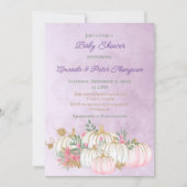 Sweet Blush Roos Roze pomkin Digital Lavender Kaart (Voorkant)