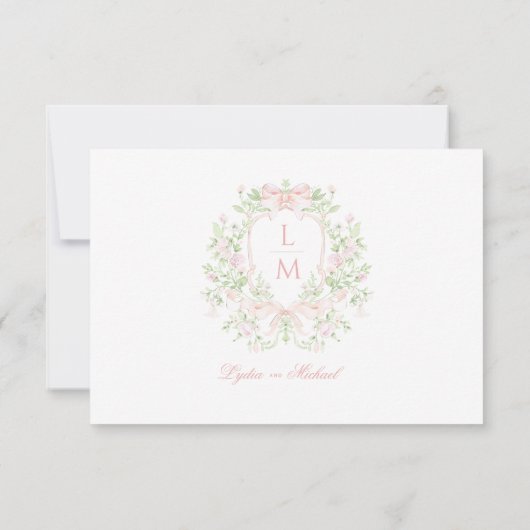 Sweet Blush Tree Floral with Frame RSVP QR Code (Achterkant)