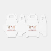 Sweet Boho Clothesline Meisje Baby shower Bedankdoosjes (Uitgevouwen)