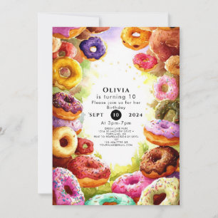 Sweet Boho Donut Verjaardag Kaart