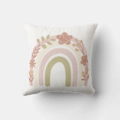 Sweet Boho Floral Rainbow Kussen (Achterkant)