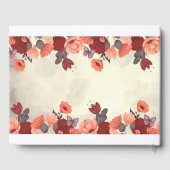 Sweet Boho Folk Art Rabbit Hygge Floral Gastenboek (Achterkant)