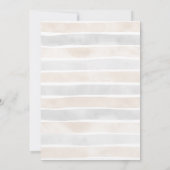 Sweet Boho Neutral Clothesline Boy Baby shower Kaart (Achterkant)