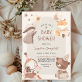 Sweet Boho Waterverf Animal Baby shower Kaart