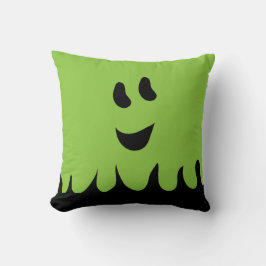 Sweet Boo Ghost Pillow-Green Kussen