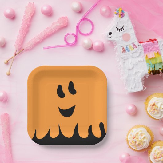 Sweet Boo Oranje Ghost Bord (Feest)