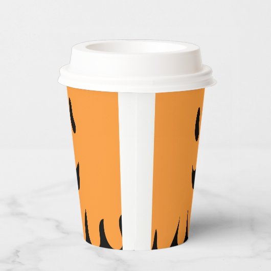 Sweet Boo Sinaasappel Papieren beker (Rechts)