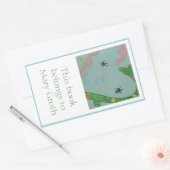 Sweet Bookplaat Rechthoekige Sticker (Envelop)