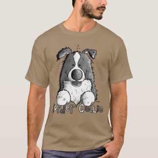 Sweet Border Collie Dog Honden vrienden T-shirt