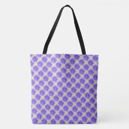 Sweet Botanical Floral Blue op elke kleur Tote Bag